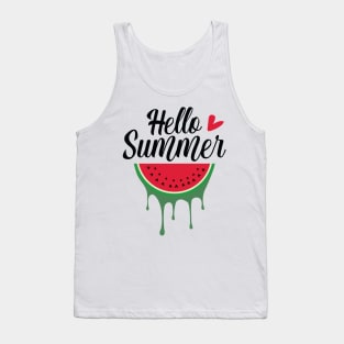 Hello summer Watermelon Tank Top